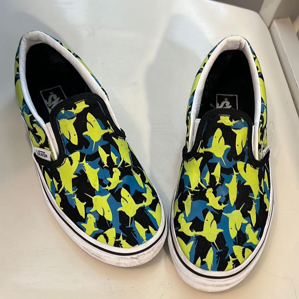Vans Boys Glow in the Dark Sneakers EUC